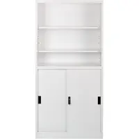 Beliani MUSCOVITE - Sideboard - Wit - Staal