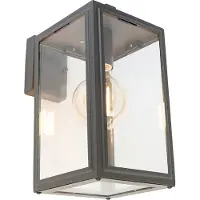 QAZQA Smart buiten wandlamp grijs incl. Wifi G95- Sutton down