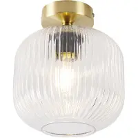 QAZQA Smart plafondlamp messing incl. Wifi A60 - Karel