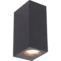 QAZQA Smart wandlamp grijs van kunststof Incl. 2 Wifi GU10 - Baleno