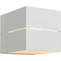 QAZQA Moderne wandlamp wit 9,7 cm - Transfer Groove
