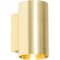 QAZQA Smart wandlamp goud rond incl. 2 Wifi GU10 - Sandy