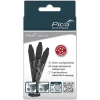 PICA 590/46 Markeerkrijt PRO | 12x120mm | Zwart | 12 stuks - PI59046