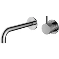 Hotbath Cobber X CX105EXT18 afbouwdeel inbouw wastafelkraan met 18cm uitloop geborsteld koper PVD
