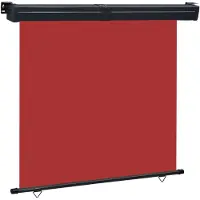 vidaXL Balkonscherm 165x250 cm rood