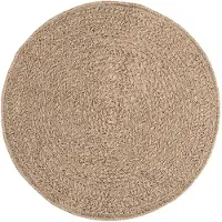 vidaXL Vloerkleed ZIZUR binnen en buiten 90 cm jute look