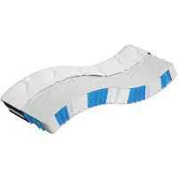 vidaXL Matras met pocketvering, medium stevigheid, 90x190 cm