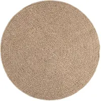 vidaXL Vloerkleed ZIZUR binnen en buiten 120 cm jute look