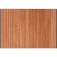 vidaXL Vloerkleed rechthoekig 70x100 cm bamboe bruin