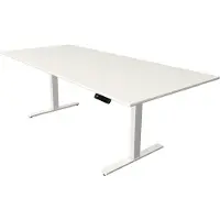 Kerkmann Zit sta bureau Move-3 wit 225x100cm elektrisch verstelbaar