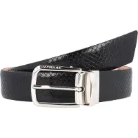 Davidoff Paris Riem Leer Individueel inkortbaar zwart