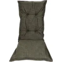 Madison Tuinstoelkussen hoge rug 50x123 cm Woven dark taupe