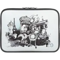 Be.Ez notebooktassen LA robe I Lov Paris Blue Morning