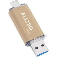 Allteq USB 3.1 stick - Goud - 64 GB -