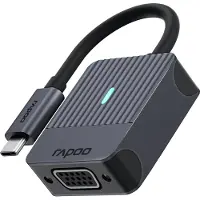 Rapoo USB-C Adapter, USB-C naar VGA, UCA-1003 ,Donker Grijs