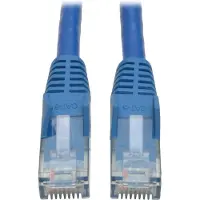 Eaton Tripp-Lite N201-008-BL Premium Cat6 Gigabit Snagless Molded UTP Patch Cable, 24 AWG, 550 MHz/1 Gbps (RJ45 M/M), Blue, 8 ft. TrippLite