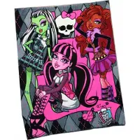 Monster High - Fleece deken - Plaid - Coral - 120x150Cm