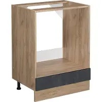 Vicco R-Line Ovenombouwkast – 60 cm zonder werkblad Zwart beton