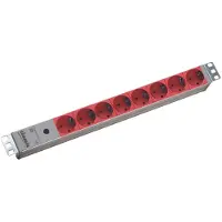 Bachmann 19" 1HE 8xUTE rt 1xFuse 10A Strom 2,0m