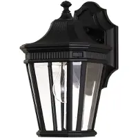 Elstead Lighting Wandlamp buiten Cotswold Lane, zwart, Aluminium, Antiek, Wandlamp buiten