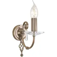 Elstead Lighting LED Wandlamp Aegean | 1X E14 Max 60W | Aged Brass