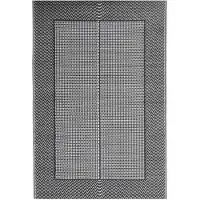 vidaXL Buitenkleed ARAKIL 140x200 cm polypropeen zwart