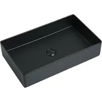 Guido Gusto Wastafel Vincenza 60x36x13cm mat zwart