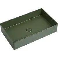 Guido Gusto Wastafel Vincenza 60x36x13cm mat groen