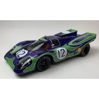Norev Porsche 917K Hockenheim 1970 No 12 Van Lennep groen / paars, 127507