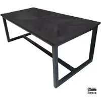 Benoa Eettafel jax zwart 200