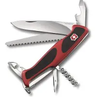 Victorinox RangerGrip 55 Zakmes 12 Functies Rood/Zwart