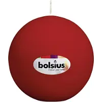 Bolsius Kugelkerze Ø 7cm altrot