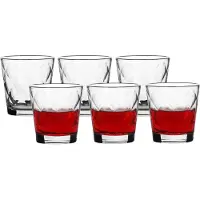 Bormioli Rocco Drinkglazen Kaleido - 12x stuks - glas - 240 ml - transparant - waterglazen