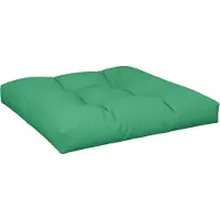 vidaXL Palletkussen 70x70x12 cm stof groen