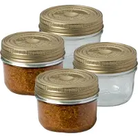 Le Parfait Weckpot/inmaakpot - 4x - met schroefdeksel - 200 ml