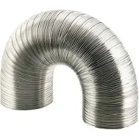 Europlast Starre aluminium ventilatieslang diameter 120 mm lengte 1.5 meter