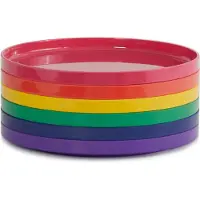 Heller Max melamine borden Rainbow - 19 cm - set van 6