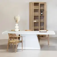Giga Meubel Eettafel Avia Rechthoek Wit 240cm