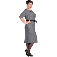 Coppens Rockabilly 50's Jackie - 100% Polyester - Carnavalskleding dames grote maten | Maat 56 +