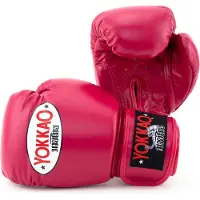 Yokkao Matrix Bokshandschoenen - Leer - Cerise 16 oz