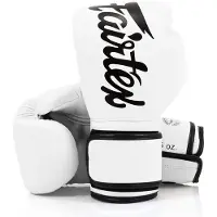 Fairtex Microfiber (Kick)bokshandschoenen - Wit - 12 oz
