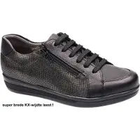 Xsensible 10186.3 wijdte K Alia KX Veterschoenen | Maat 4 Dames Zwart