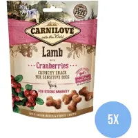 Carnilove crunchy Snack Lam - Hondensnack - 200 Gram - 5 Stuks - Voordeelverpakking