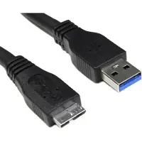 Akyga AK-USB-13 - USB 3.0 Kabel - 1,8m - Micro B naar A - Blauw