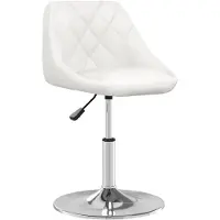 vidaXL Barkruk kunstleer wit