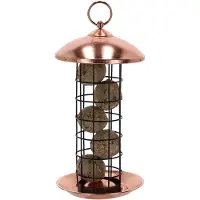 Esschert Design Vetbollenautomaat d16h30 cm zwart/koper