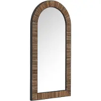 DTP Home Standing mirror Slats,200x100x6 cm (Naturel, 100x200cm)