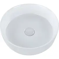 Beliani CALIG - Wastafel-Wit-Keramiek