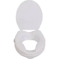 Aidapt Toiletverhoger met deksel (5cm hoog)