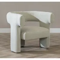 Livin24 Scandinavische fauteuil Bibi chenille mintgroen